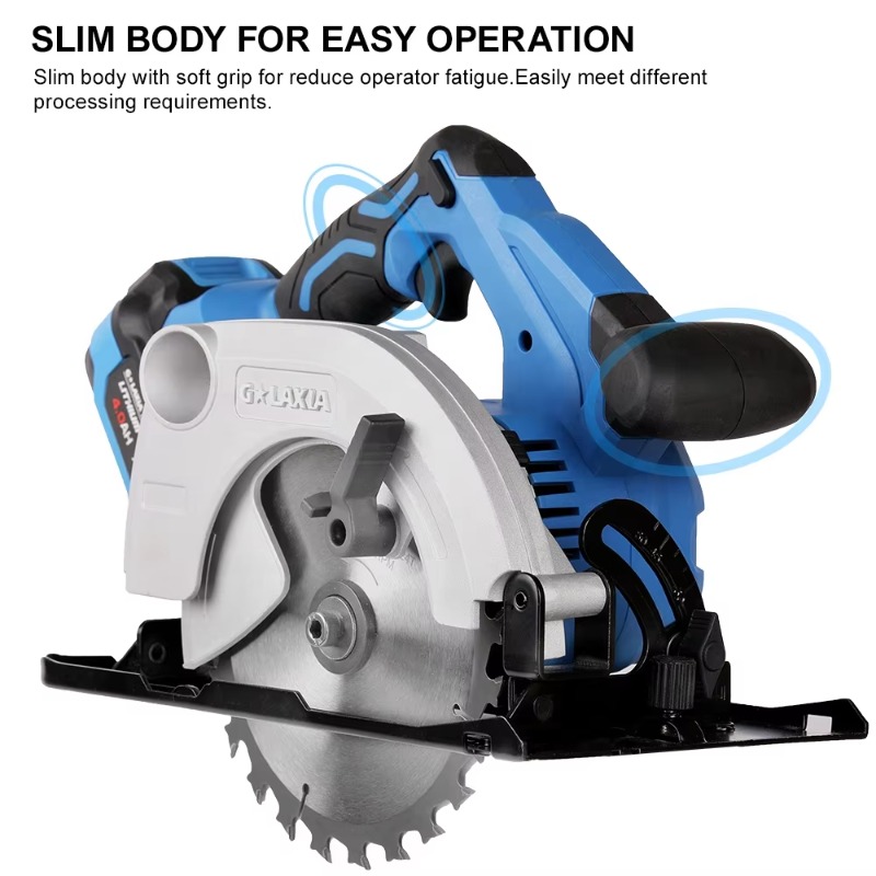 Power Tools Professional - コードレス丸鋸 ハンドヘルド ポータブル リチウムイオン電池式 電動工具 プロ仕様