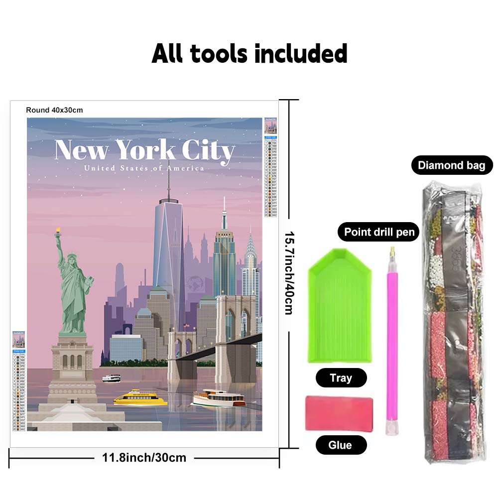 風景ダイヤモンド絵画,世界中のパーソナライズされた都市,完全 - Power Tools World のレビューと価格