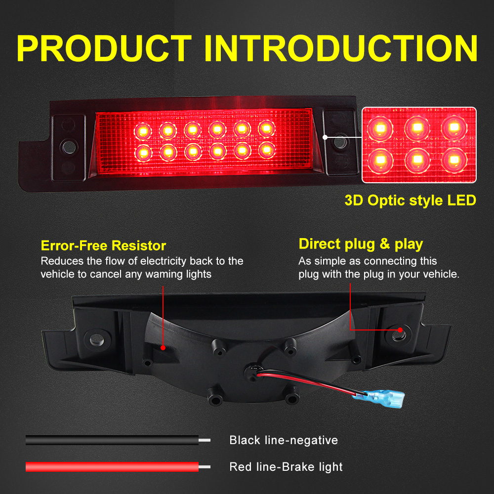 ハイマウントLEDブレーキランプアセンブリ,3番目と3番目の - Power Tools World のレビューと価格