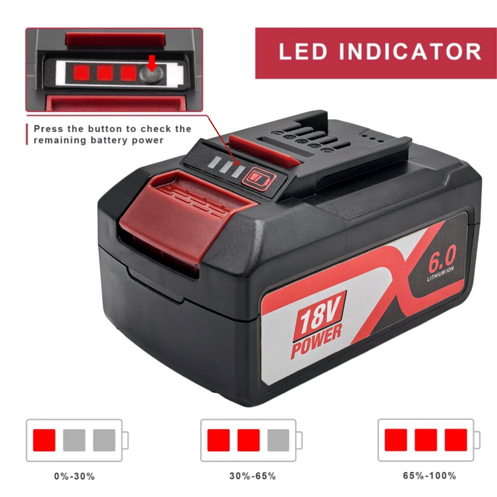 100%新品 18V PXC1830 6.0Ah 交換用バッ - Power Xchange Tools のレビューと価格