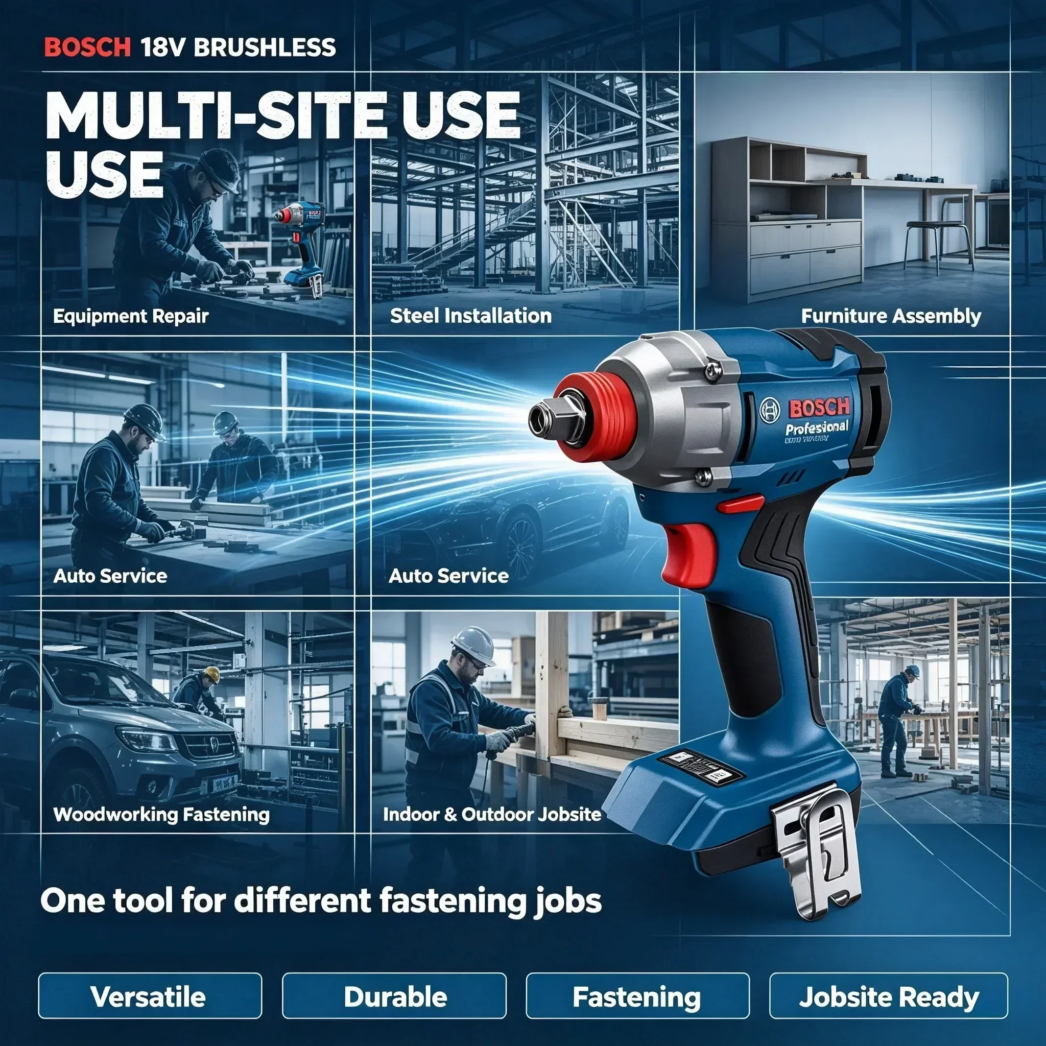 ボッシュ GDX 18V-285 コードレスインパクトドライ - Power Tools Professional のレビューと価格