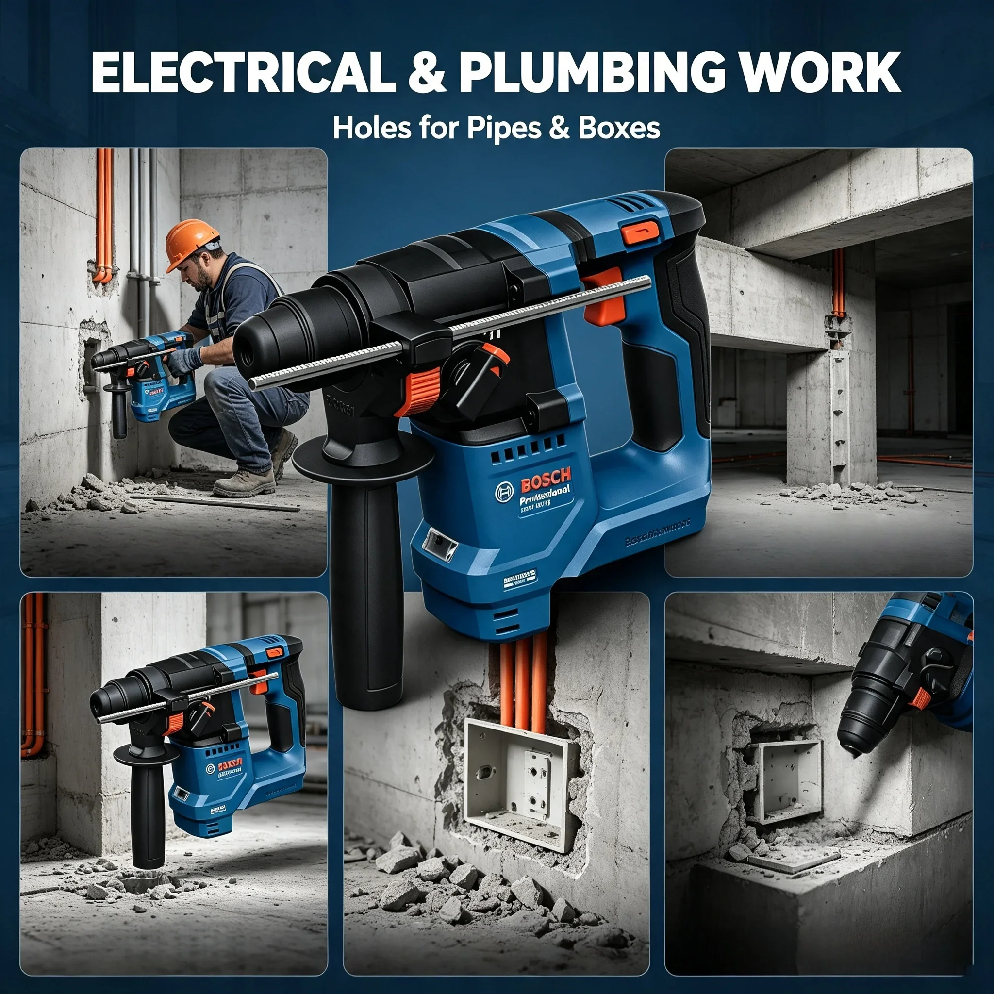 ボッシュ GBH 18V-18 コードレス ロータリーハンマ - Power Tools Professional のレビューと価格